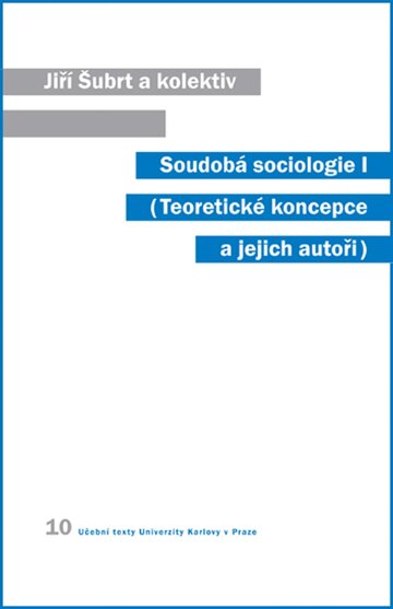 Obálka knihy Soudobá sociologie I.