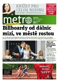 Obálka e-magazínu deník METRO 20.6.2014