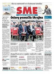 Obálka e-magazínu SME 30.8.2014