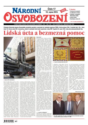 Obálka e-magazínu Národní Osvobození 17/2015