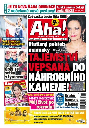 Obálka e-magazínu AHA! 5.8.2016