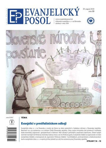 Obálka e-magazínu Evanjelický posol č. 33/2018