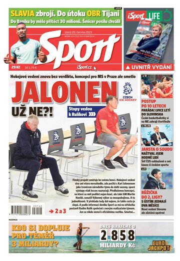 Obálka e-magazínu Sport 20.6.2023