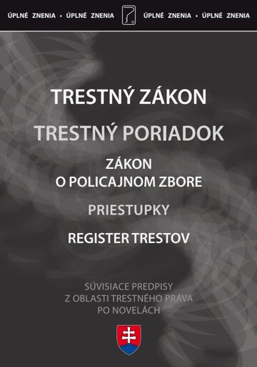 Obálka knihy Trestný zákon 2024