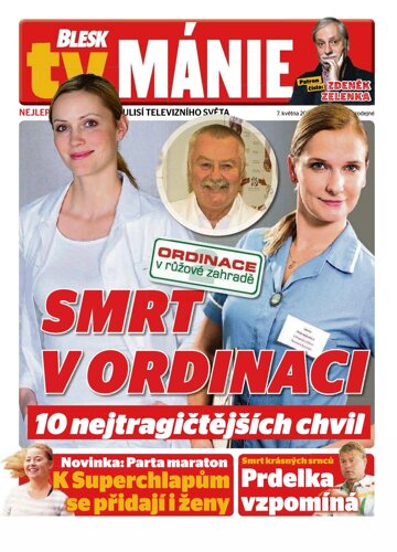 Obálka e-magazínu Blesk Tv manie 7.5.2016