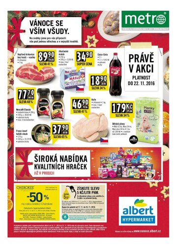 Obálka e-magazínu deník METRO 16.11.2016