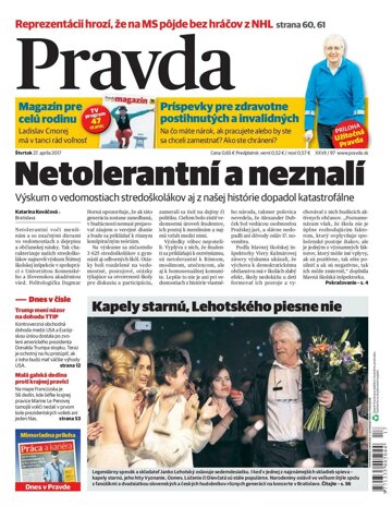 Obálka e-magazínu Pravda 27.4.2017