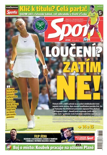 Obálka e-magazínu Sport 11.7.2023