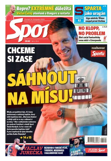 Obálka e-magazínu Sport 14.11.2024