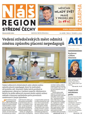 Obálka e-magazínu Náš Region - Střední Čechy 10/2025