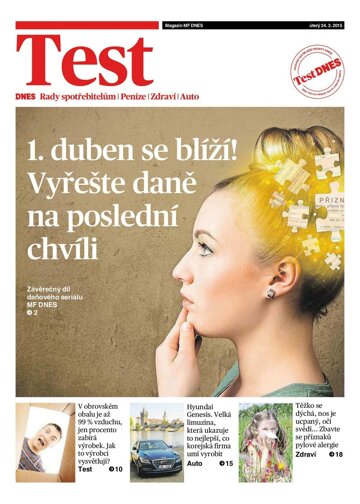 Obálka e-magazínu Magazín TEST DNES - 24.3.2015