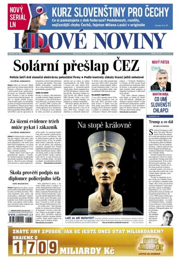 Obálka e-magazínu Lidové noviny 18.3.2016