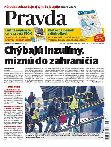 Obálka e-magazínu Pravda 9.4.2016