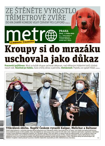 Obálka e-magazínu deník METRO 4.1.2022