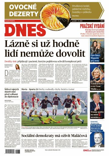 Obálka e-magazínu MF Dnes 7.10.2024