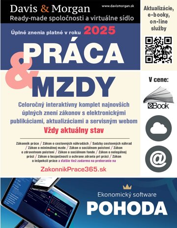 Obálka knihy Práca & Mzdy 2025