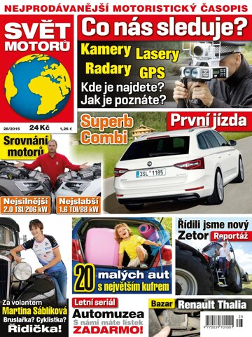 Obálka e-magazínu Svět motorů 7.7.2015