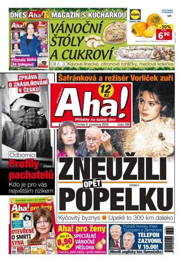 Obálka e-magazínu AHA! 8.12.2016