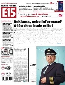 Obálka e-magazínu E15 23.11.2012