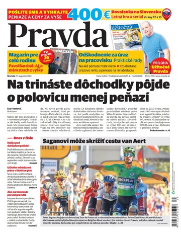 Obálka e-magazínu Pravda 27. 8. 2020