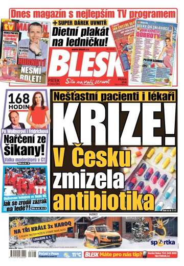 Obálka e-magazínu Blesk 6.1.2023