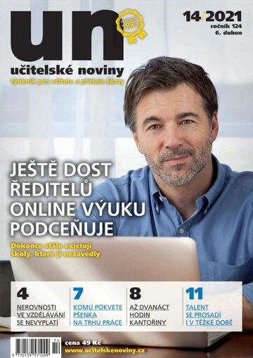 Obálka e-magazínu Učitelské noviny 14/2021