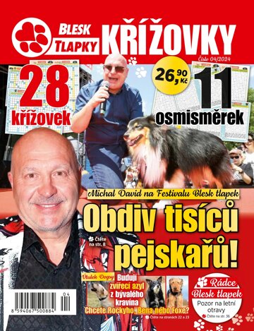 Obálka e-magazínu Blesk Tlapky Křížovky 4/2024