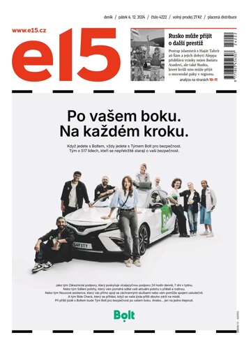 Obálka e-magazínu E15 6.12.2024