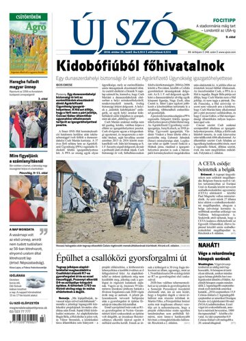 Obálka e-magazínu Új Szó 25.10.2016