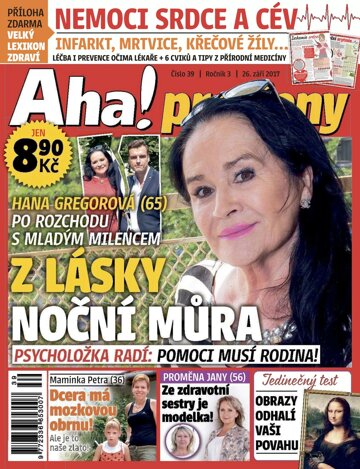 Obálka e-magazínu AHA! pro ženy 26.9.2017