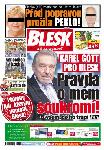 Obálka e-magazínu Blesk 18.12.2017