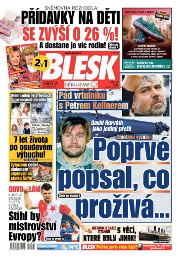 Obálka e-magazínu Blesk 24.4.2021