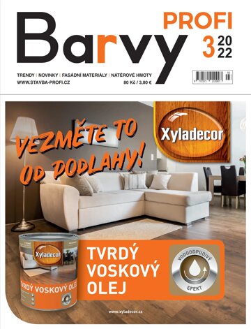 Obálka e-magazínu BARVY Profi 3/2022