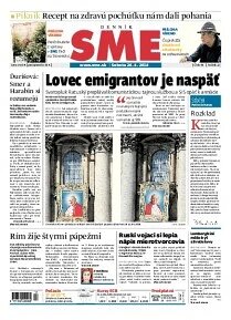 Obálka e-magazínu SME 26.4.2014