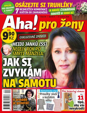 Obálka e-magazínu AHA! pro ženy 20/2018