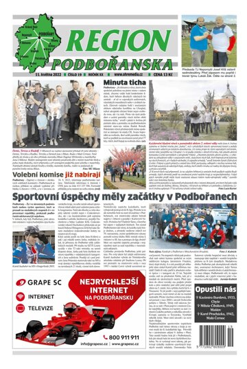 Obálka e-magazínu Region Podbořanska 19/2022