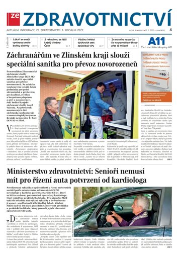 Obálka e-magazínu Ze Zdravotnictví 4/2025