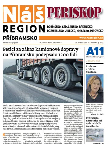 Obálka e-magazínu Náš Region - Příbramsko 10/2025