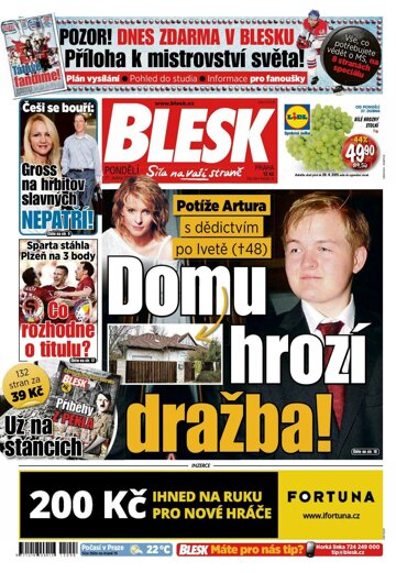 Obálka e-magazínu Blesk 27.4.2015