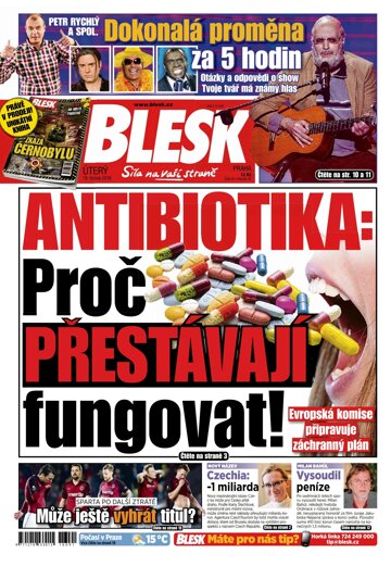 Obálka e-magazínu Blesk 19.4.2016