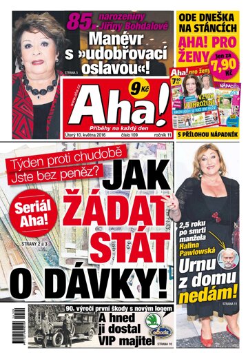 Obálka e-magazínu AHA! 10.5.2016