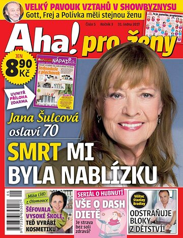 Obálka e-magazínu AHA! pro ženy 31.1.2017