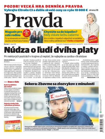 Obálka e-magazínu Pravda 17. 5. 2018