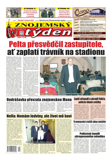 Obálka e-magazínu Znojemský týden 10 / 2015