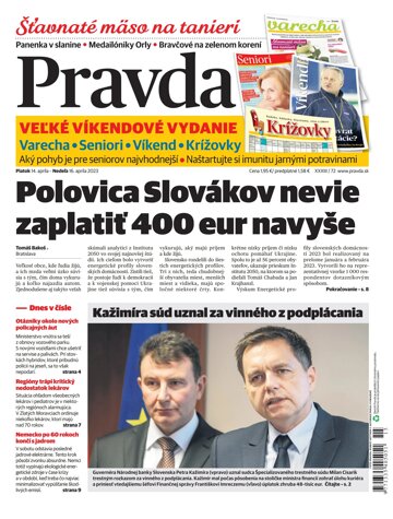 Obálka e-magazínu Pravda 14. 4. 2023