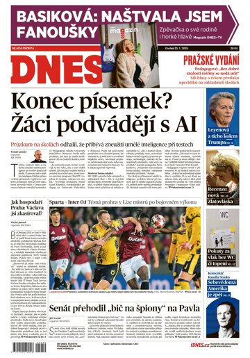 Obálka e-magazínu MF Dnes 23.1.2025