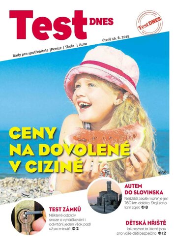 Obálka e-magazínu Magazín TEST DNES - 16.6.2015