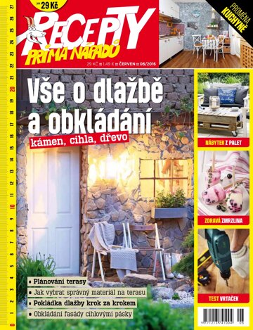 Obálka e-magazínu Recepty prima nápadů 6/2016