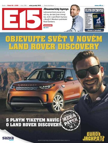 Obálka e-magazínu E15 18.1.2019