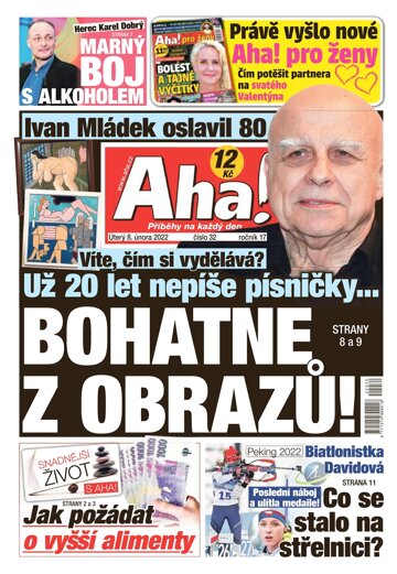 Obálka e-magazínu AHA! 8.2.2022